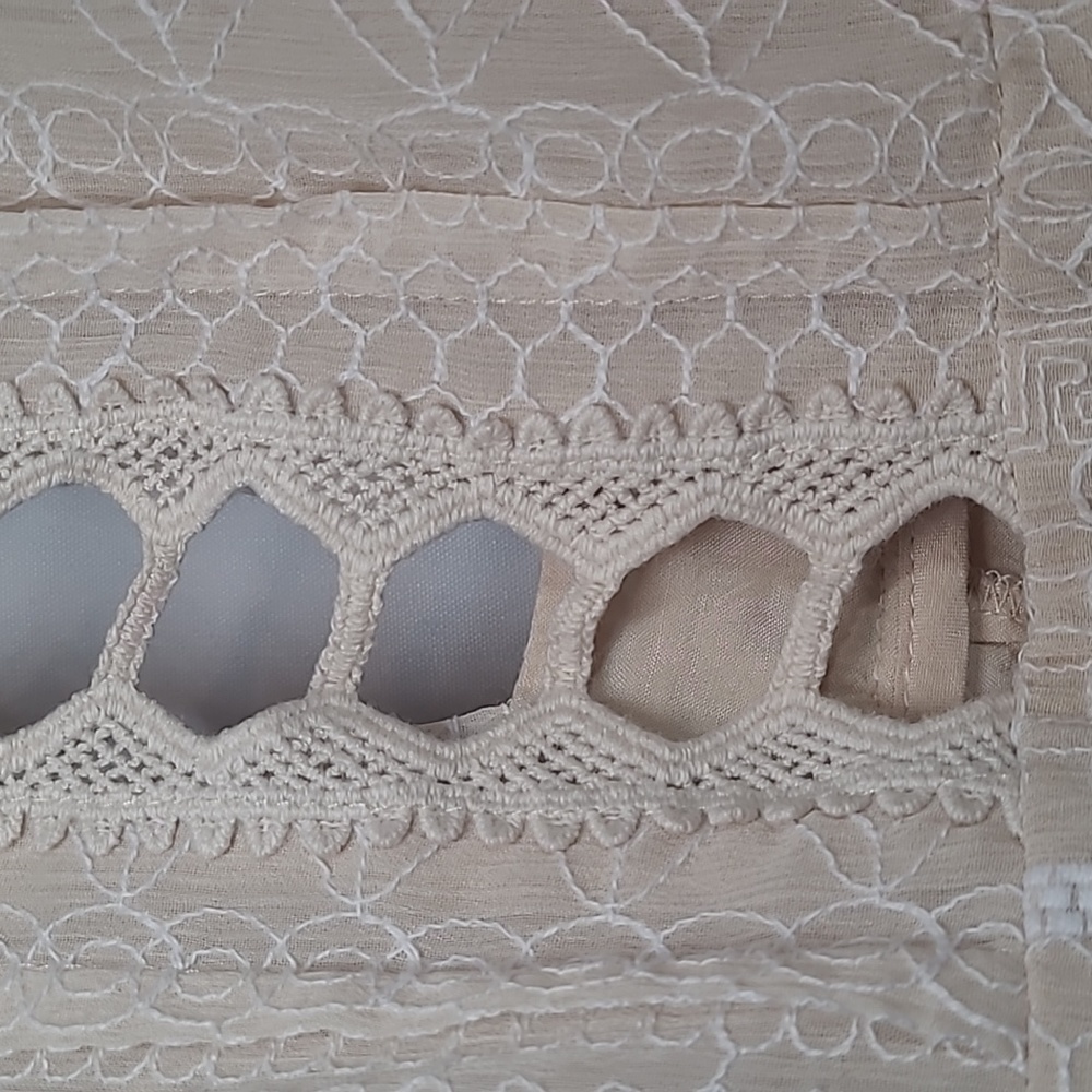 Free People Ivory Crochet Mini Dress - Picture 4 of 12